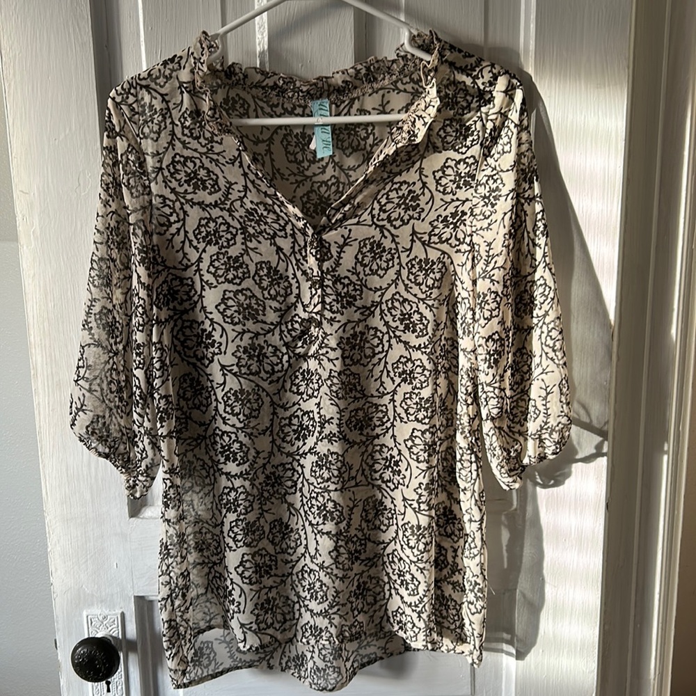 Women’s floral blouse